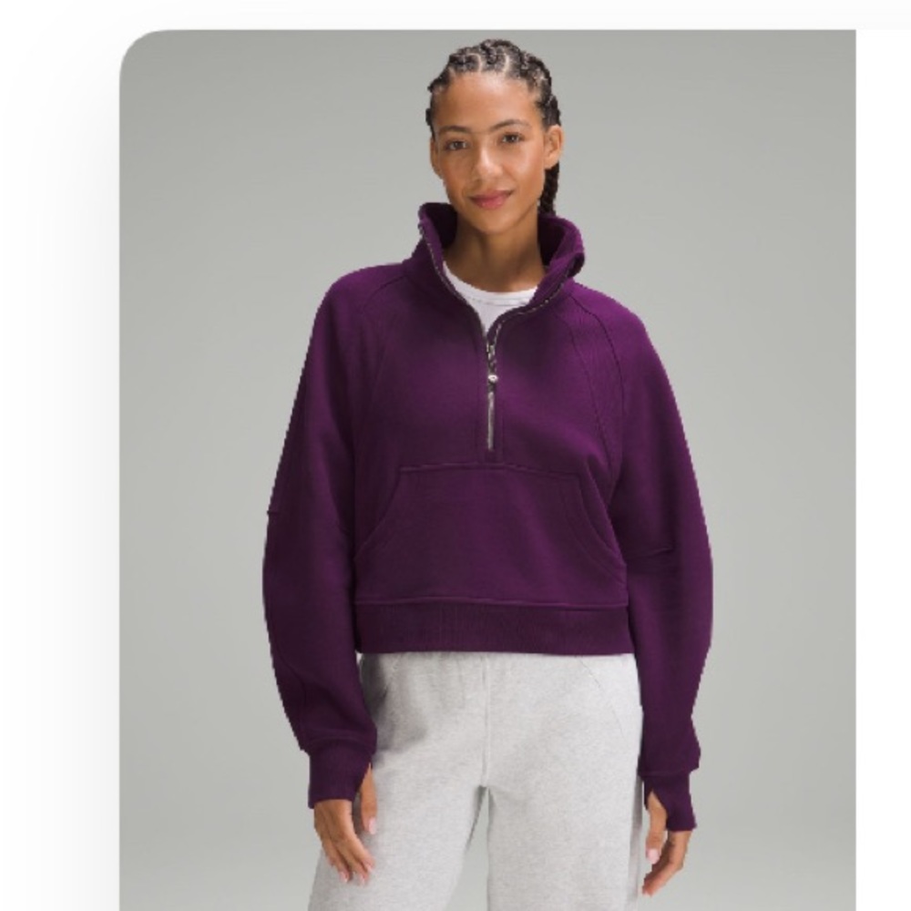 Lululemon Scuba Oversized Funnel-Neck Half Zip
